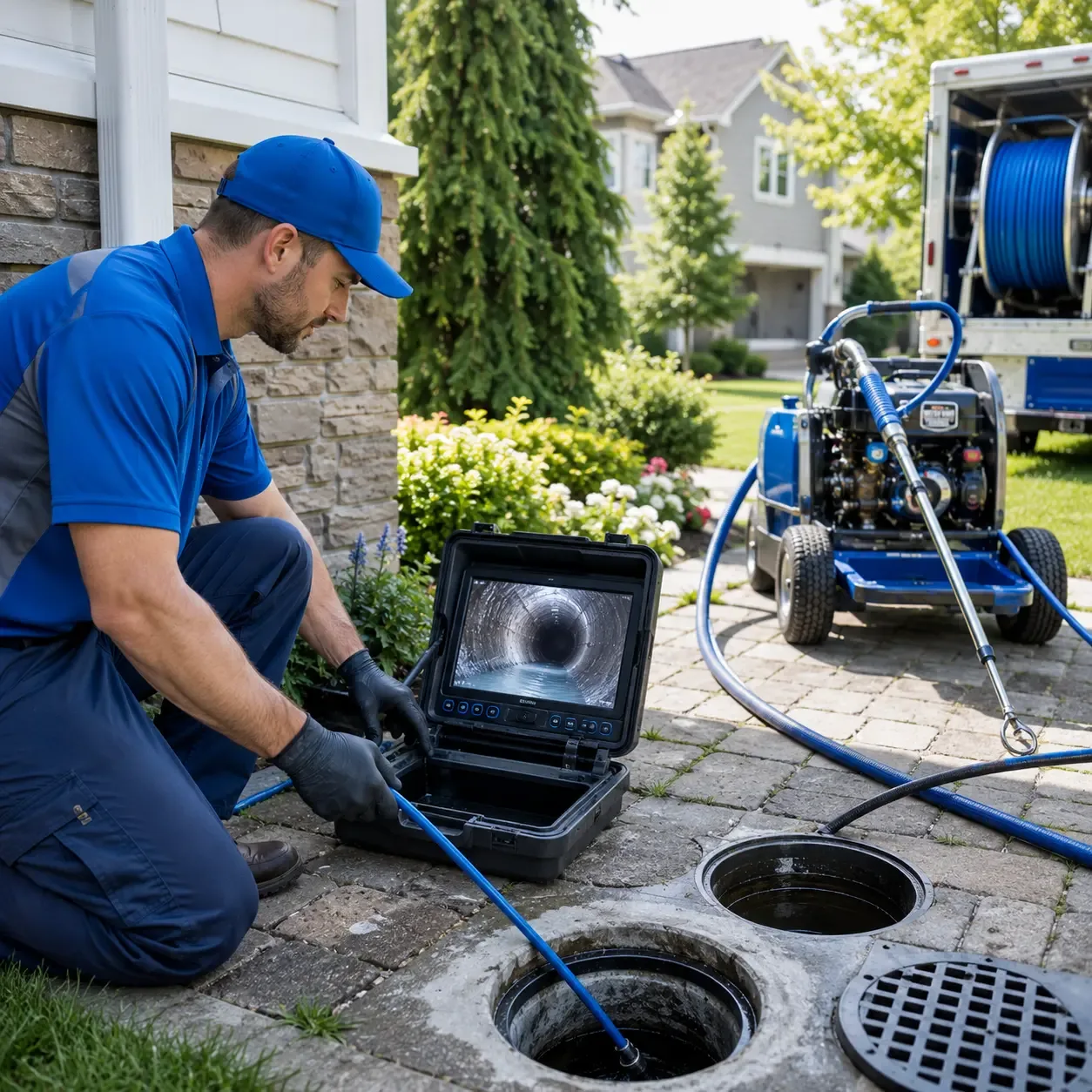 Outdoor drain cleaning professionals serving Nichols, WI